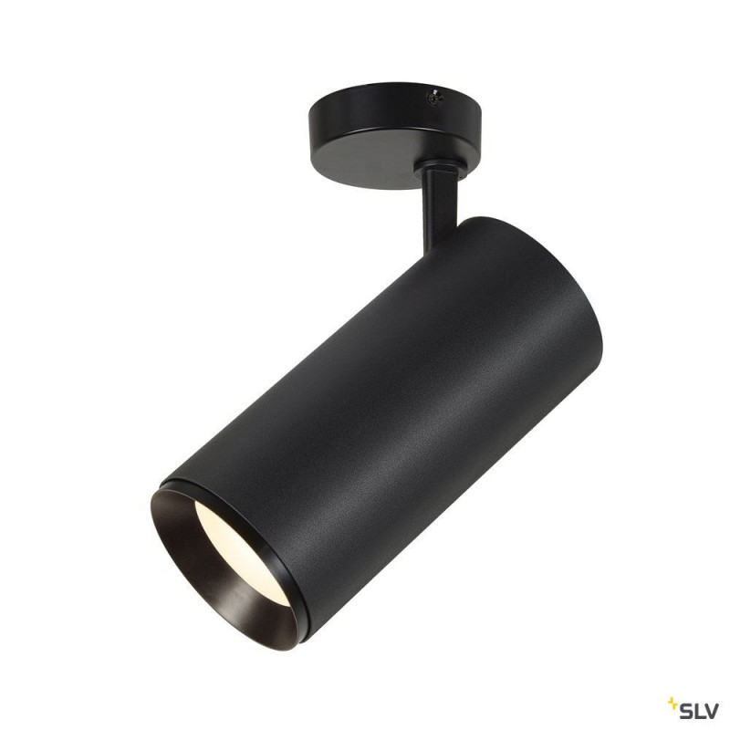 NUMINOS® XL, plafonnier orientable, 36°, noir, LED, 36W, 4000K, variable Dali