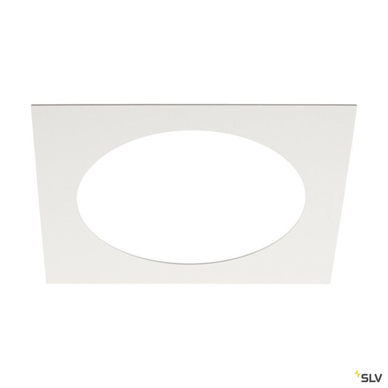 NUMINOS®, bague de réduction carrée, longueur 24 cm, Ø intérieur 18 cm, blanc