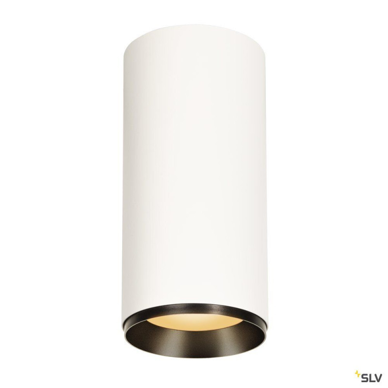 NUMINOS® XL, plafonnier intérieur, 24°, blanc/noir, LED, 36W, 2700K, variable
