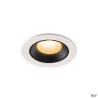 NUMINOS® XS, encastré de plafond int, 40°, blanc/noir, LED, 7W, 2700K, IP20/IP44