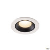 NUMINOS® XS, encastré de plafond int, 20°, blanc/noir, LED, 7W, 3000K, IP20/IP44