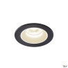 NUMINOS® XS, encastré de plafond int, 20°, noir/blanc, LED, 7W, 4000K, IP20/IP44