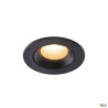NUMINOS® XS, encastré de plafond intérieur, 20°, noir, LED, 7W, 2700K, IP20/IP44