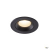 NUMINOS® XS, encastré de plafond intérieur, 20°, noir, LED, 7W, 3000K, IP20/IP44