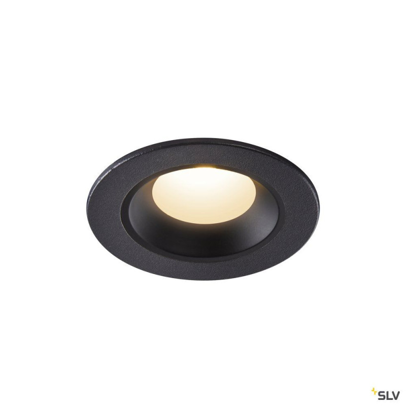 NUMINOS® XS, encastré de plafond intérieur, 40°, noir, LED, 7W, 3000K, IP20/IP44