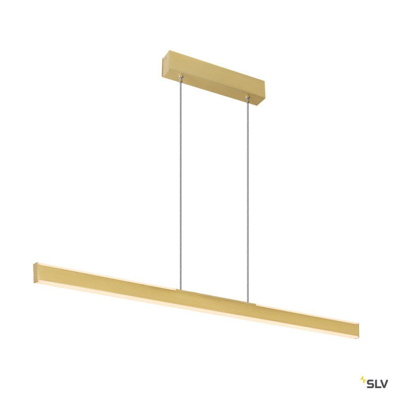 ONE LINEAR 100, suspension int, up/down, laiton, LED, 24W, 2700/3000K, variable