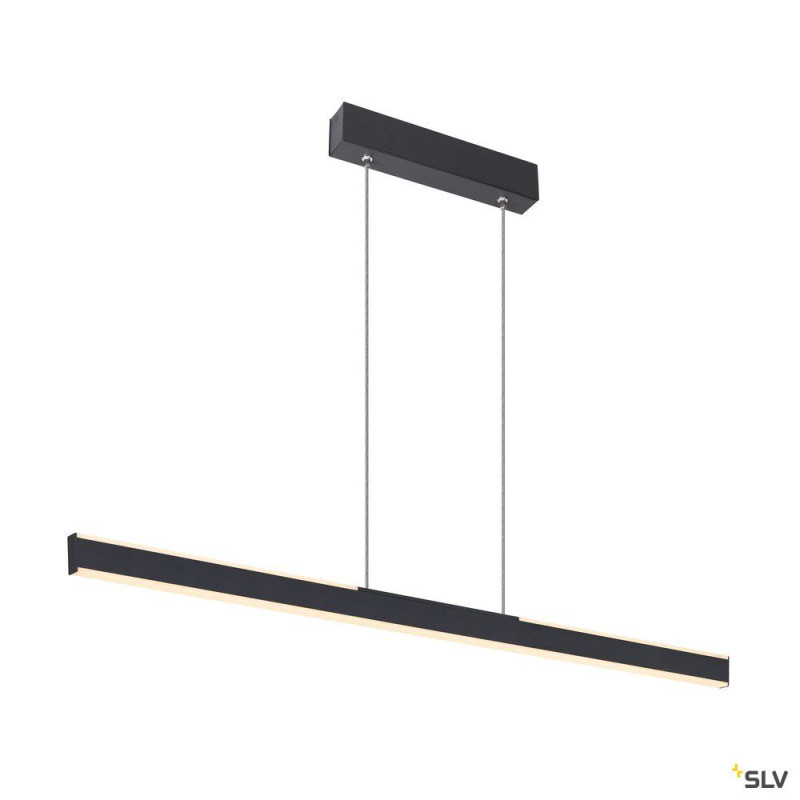 ONE LINEAR 100, suspension int, up/down, noir, LED, 24W, 2700/3000K, variable