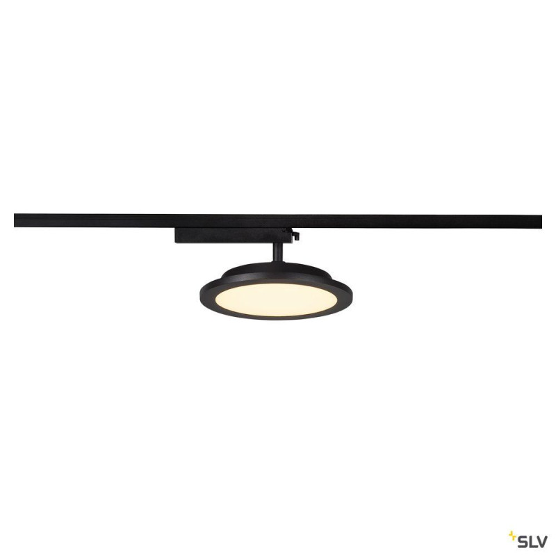 PANEL TRACK, spot pour rail 1 allumage intérieur, rond, noir, LED, 18W, 3000K