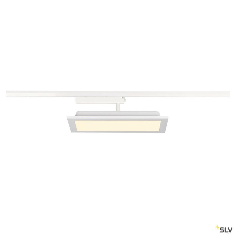 PANEL TRACK, spot pour rail 1 allumage int, rectangulaire, blanc, LED 18W, 3000K