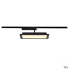PANEL TRACK, spot pour rail 1 allumage int, rectangulaire, noir, LED, 18W, 3000K