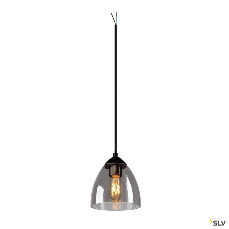 PARA CONE GL, suspension intérieure, noir/transparent, GU10, 25W max