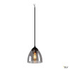 PARA CONE GL, suspension intérieure, noir/transparent, GU10, 25W max