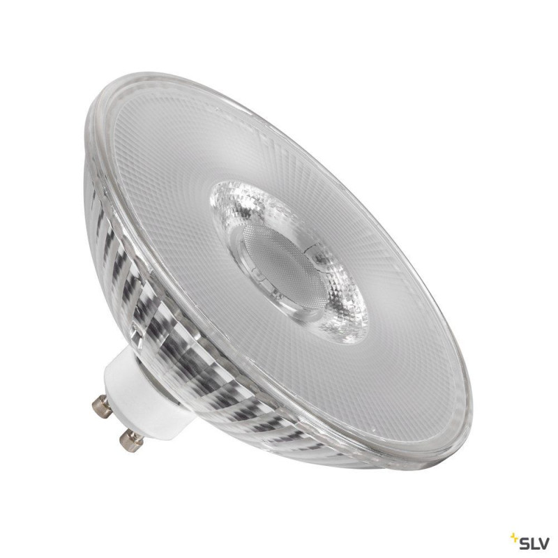 Source LED QPAR111, GU10, transparent, 8W, 2700K, variable