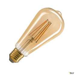 Source LED ST64, E27, doré,...