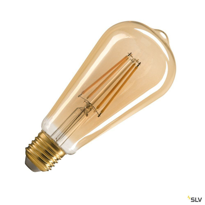 Source LED ST64, E27, doré, 7,5W, 2500K, variable