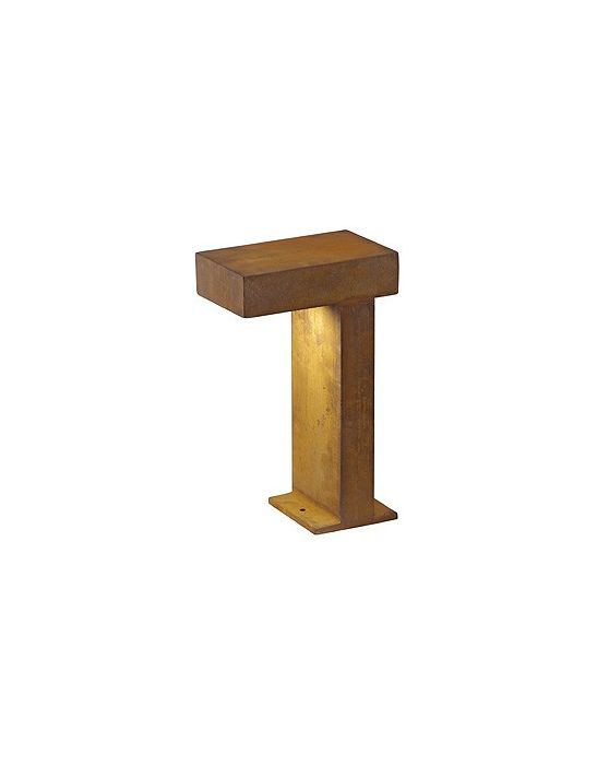 Rusty pathlight 40 cm, borne gx53, fonte rouillee