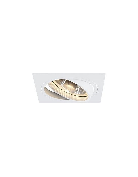 SPOT CARRE NEW TRIA I ES111 - ENCASTRE BLANC MAT 