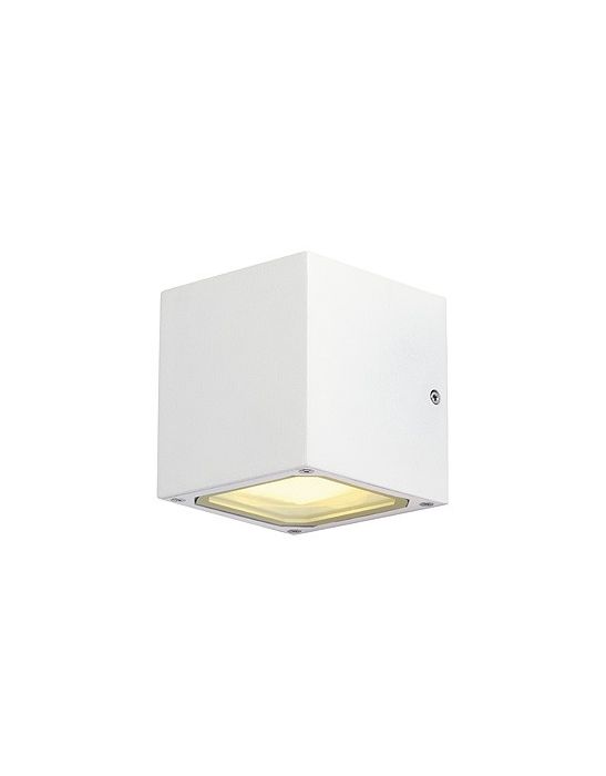 Sitra cube, applique blanche, gx53, 9w max
