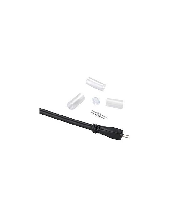 Kit alimentation ruban led superflex avec connecteur embout et cable d