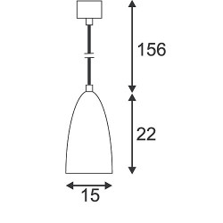 suspension Tonga IV diffuseur ceramique avec patere blanc