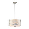 Ziggy Suspension Médium 2 Lumières - Lacqué Argenté