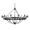 Lustre Windsor 12 lumières - Graphite