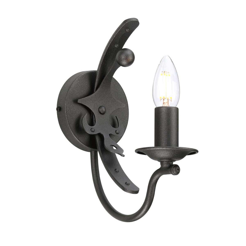 Applique murale Windsor 1 lumière - Graphite
