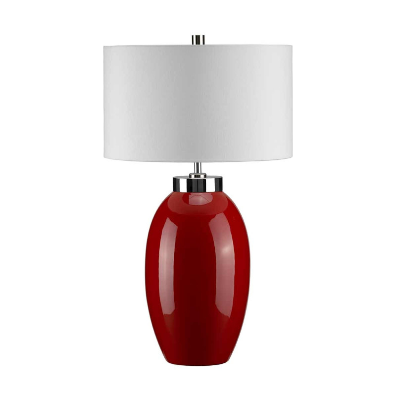 Petite lampe de table Victor 1 lumière - Rouge