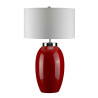 Grande lampe de table Victor 1 lumière - Rouge