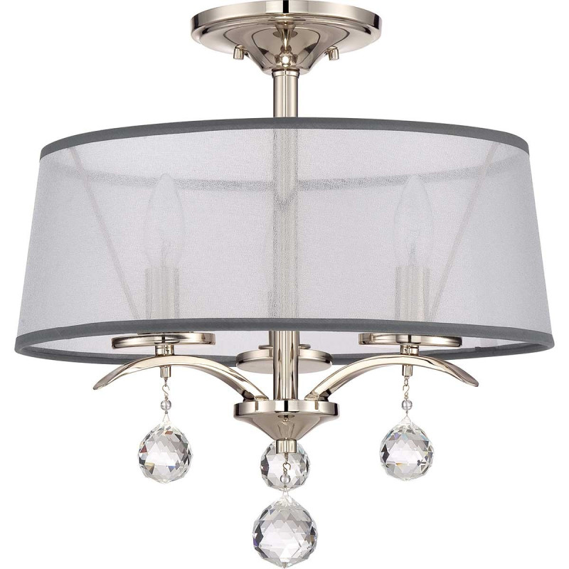 Semi-plafonnier/suspension Whitney 3 lumières