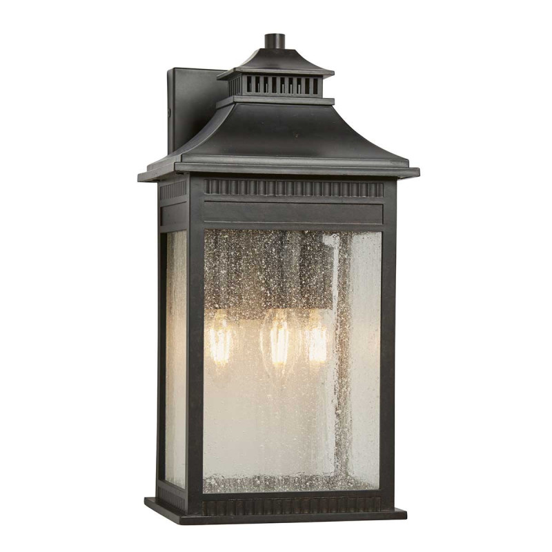 Grande lanterne murale Livingston 3 lumières