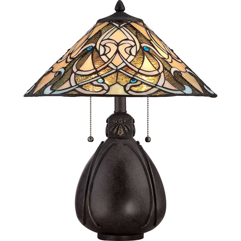 Lampe de table India 2 lumières