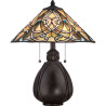 Lampe de table India 2 lumières