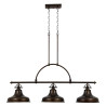 Luminaire îlot Emery 3 lumières - Bronze palladien