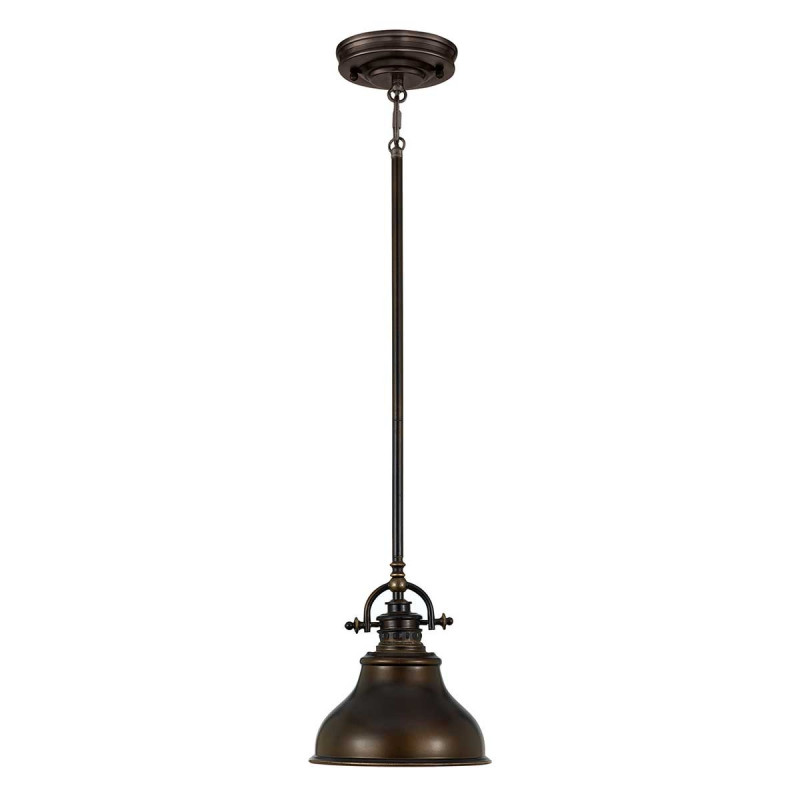 Mini-suspension Emery 1 lumière - Bronze palladien