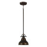 Mini-suspension Emery 1 lumière - Bronze palladien