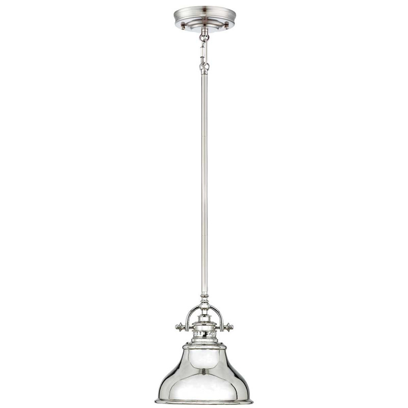 Mini-suspension Emery 1 lumière - Argent impérial