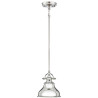 Mini-suspension Emery 1 lumière - Argent impérial