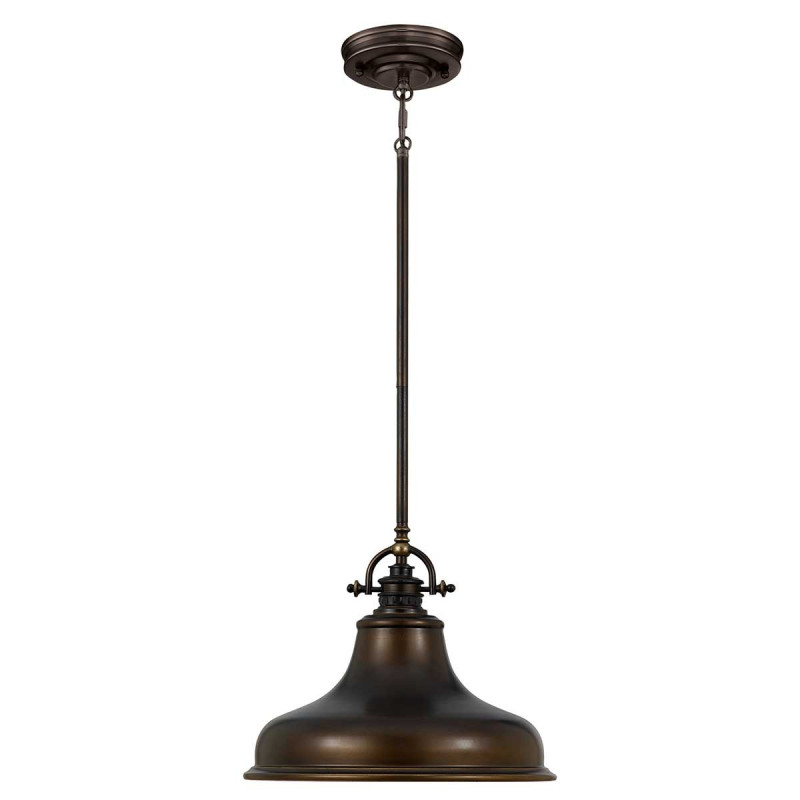 Suspension moyenne Emery 1 lumière - Bronze palladien
