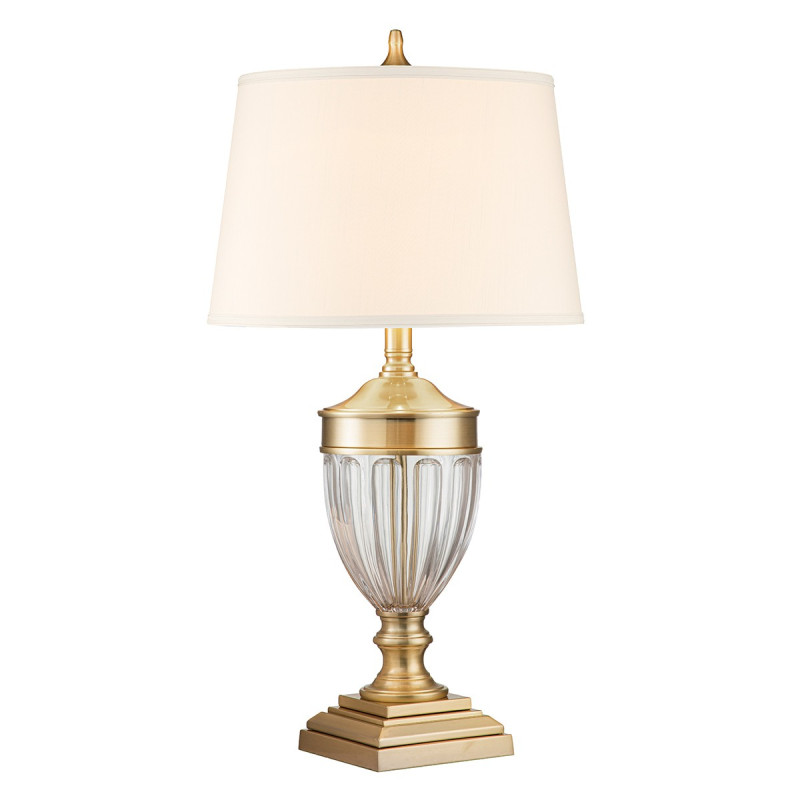 Lampe de table Dennison (complétée par un abat-jour crème) 1 lumière