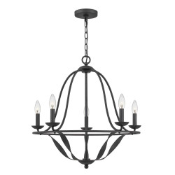 Lustre Bradbury 5 lumières