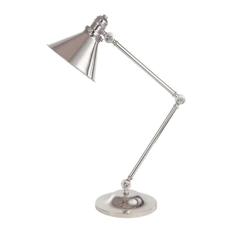 Lampe de table Provence 1 lumière - Nickel poli