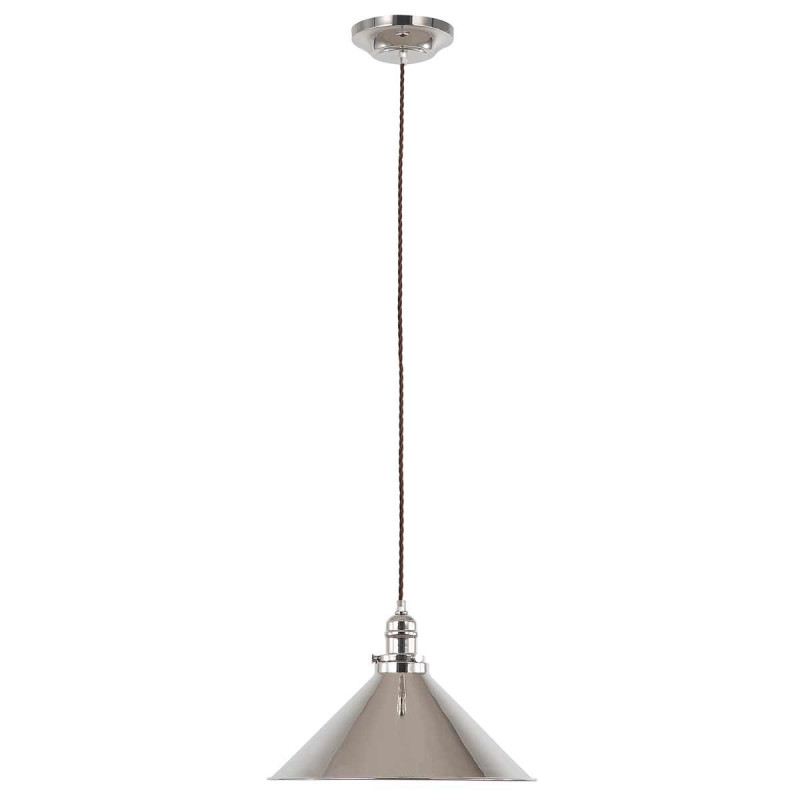 Suspension Provence 1 lumière - Nickel poli