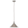 Suspension Provence 1 lumière - Nickel poli
