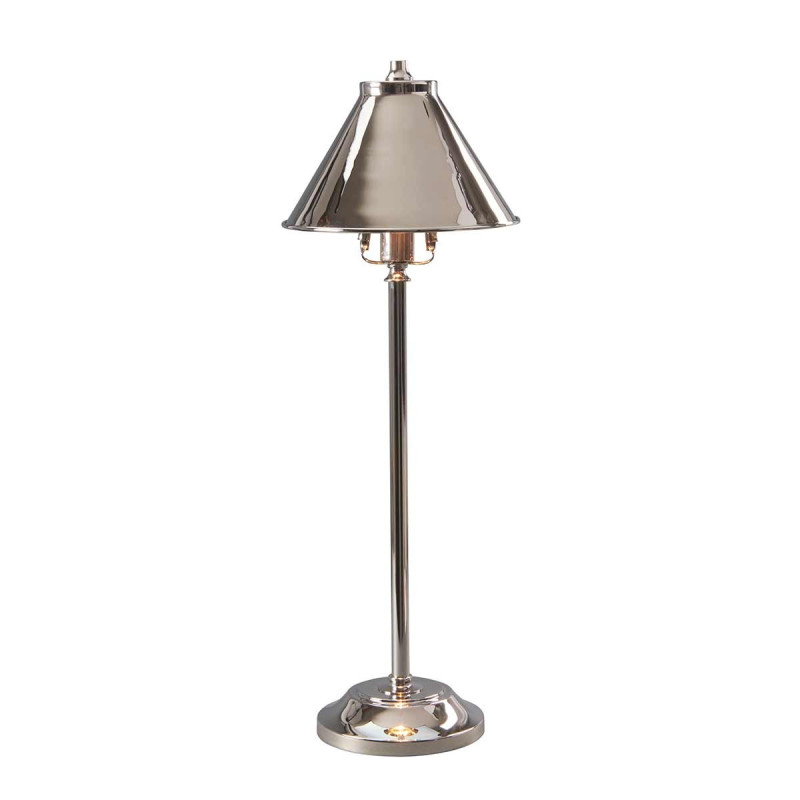 Lampe à poser Provence 1 lumière - Nickel poli