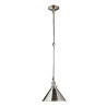 Applique/suspension murale Provence 1 lumière - Nickel poli