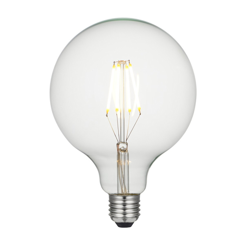 Ampoule globe LED E27 Litec - Transparent