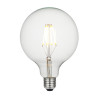 Ampoule globe LED E27 Litec - Transparent