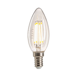 Ampoule bougie E14 Litec -...