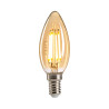 Ampoule bougie E14 Litec - Ambre